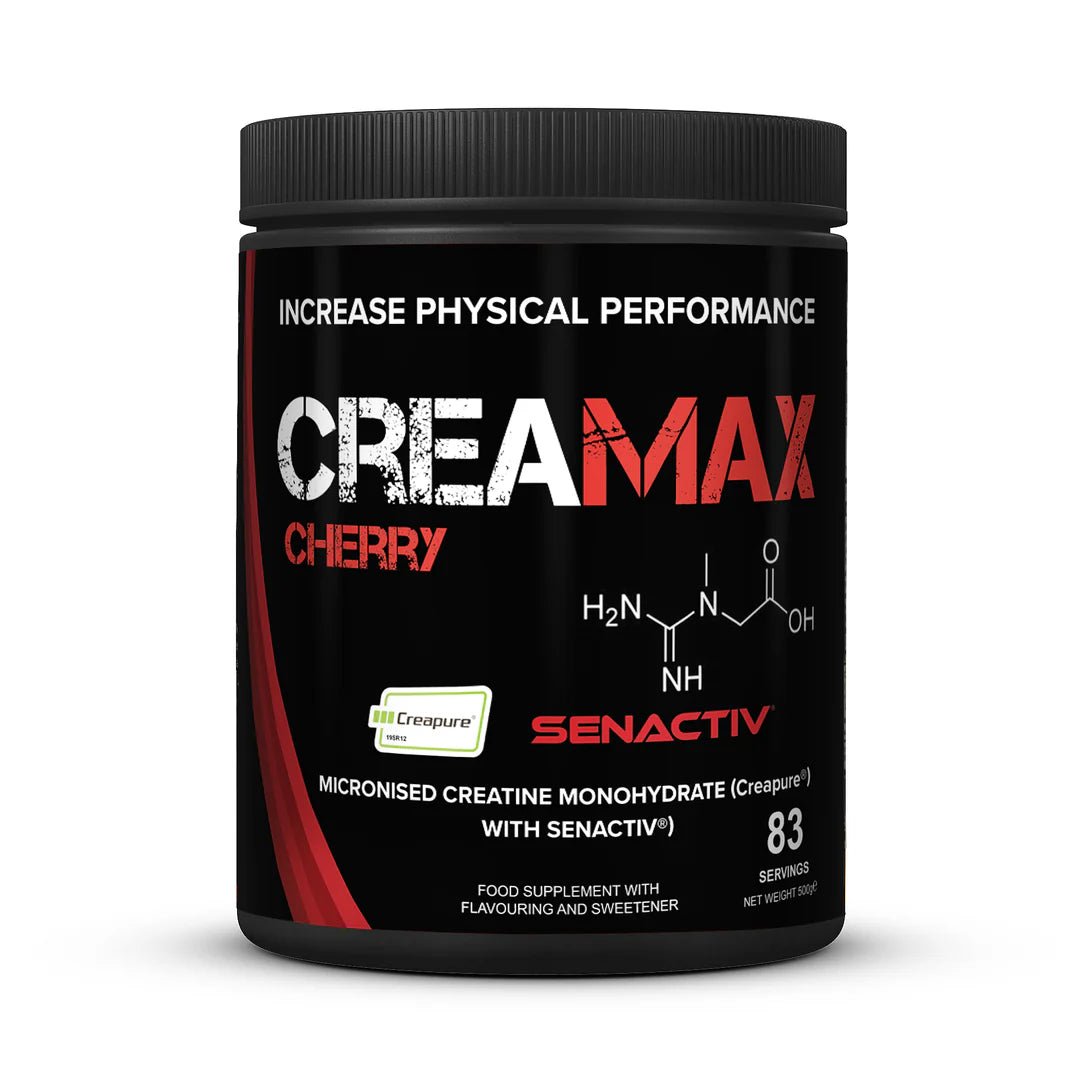 CreaMAX creatine with Creapure Cherry Flavour | Strom Sports Nutrition Supplements