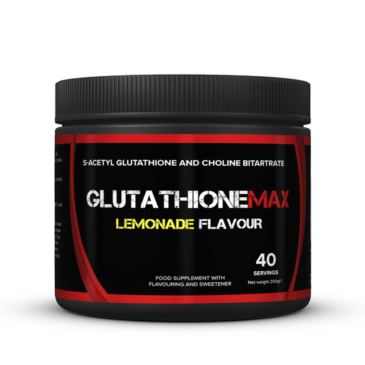 Lemonade GlutathioneMAX from Strom Sports USA Health support supplements for bodybuilders and lifestyle or enhanced athletes and gym goers