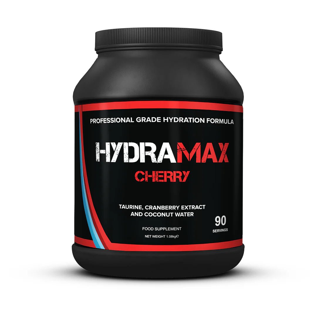 Cheery 90 serve tub Flavour HydraMAX hydration and electrolyte support  | Strom Sports Nutrition Supplements USA