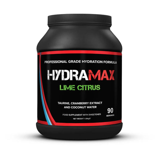 Lime Large 90 serve tub Flavour HydraMAX hydration and electrolyte support  | Strom Sports Nutrition Supplements 